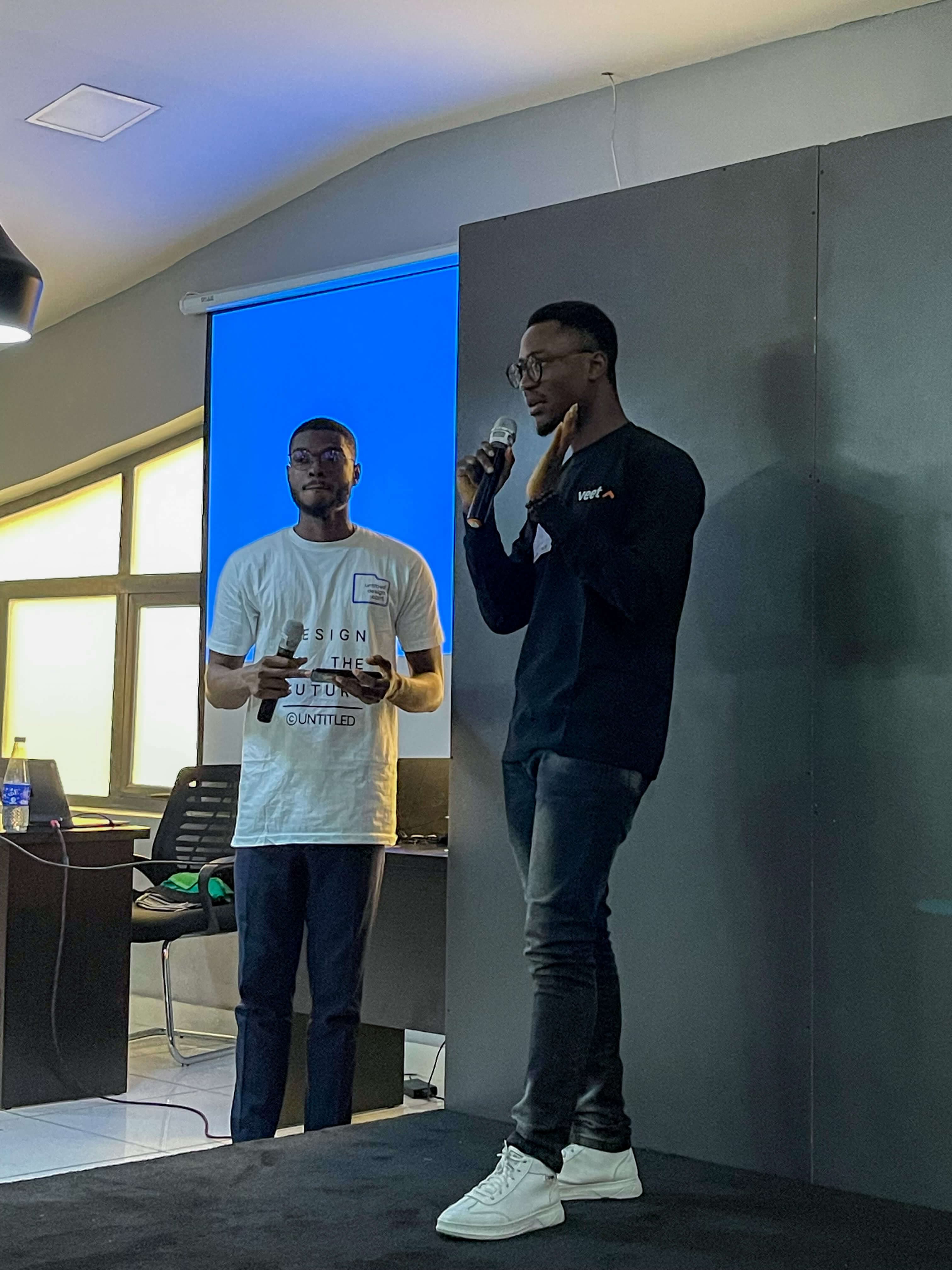 Ejiro Asiuwhu speaking at Untitled Design